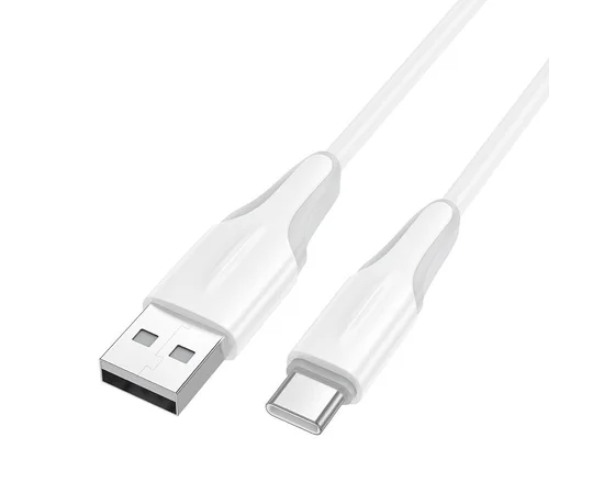 Дата кабель Borofone BX119 New USB to Type-C 3A (1m) White