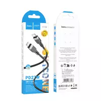 Дата кабель Hoco X109 Energy silicone Type-C to Lightning (1m) Black