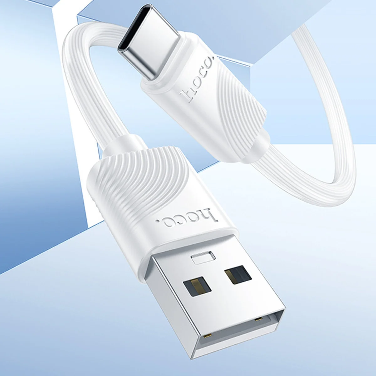Дата кабель Hoco X114 Energy USB to Type-C 3A (1m) White