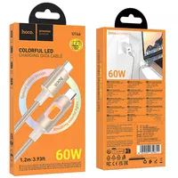 Дата кабель Hoco U144 New Type-C to Type-C 60W (1.2m) Gold