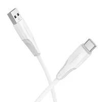 Дата кабель Borofone BX119 New USB to Type-C 3A (1m) White