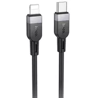 Дата кабель Hoco X109 Energy silicone Type-C to Lightning (2m) Black