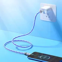 Дата кабель Hoco U113 Solid 100W Type-C to Type-C (1m) Blue