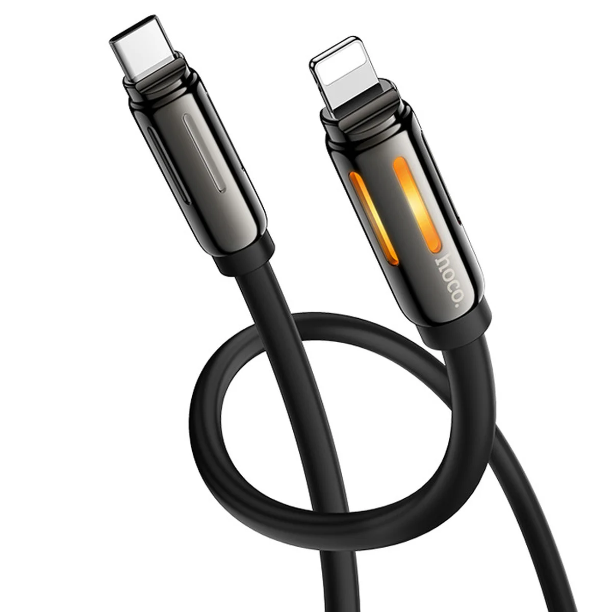 Дата кабель Hoco U136 Prize Type-C to Lightning 27W (1.2m) Black