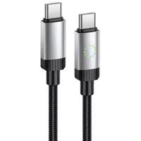 Дата кабель Hoco X117 Star Type-C to Type-C 60W (1m) Black