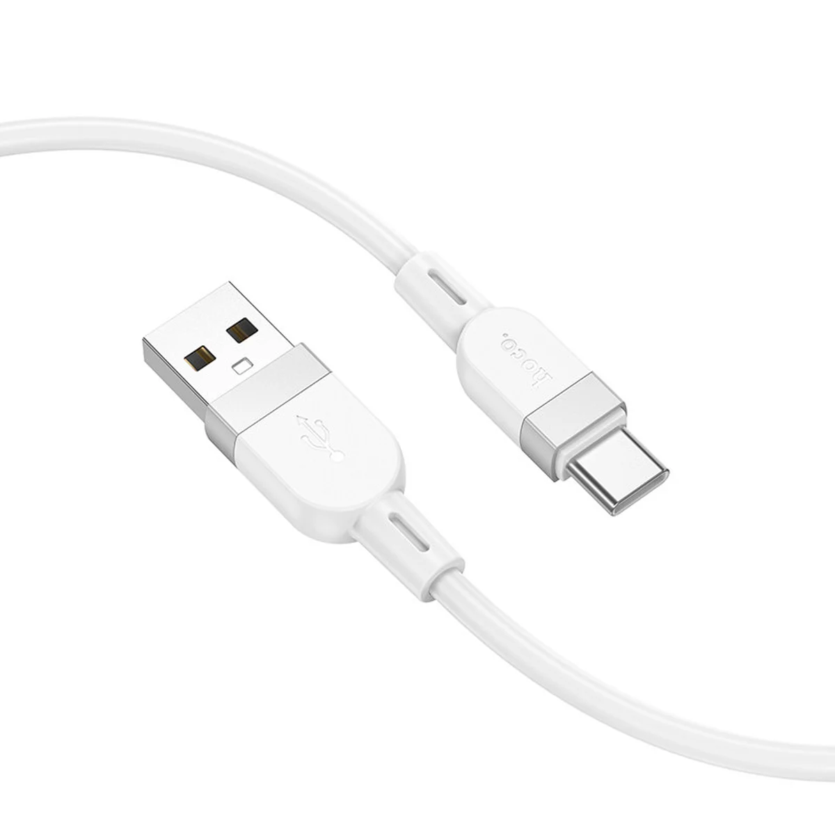 Дата кабель Hoco X109 Energy Silicone USB to Type-C (1m) White