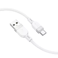 Дата кабель Hoco X109 Energy Silicone USB to Type-C (1m) White