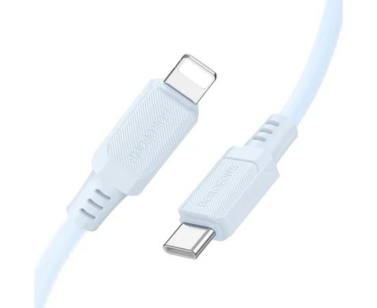 Дата кабель Borofone BX115 Lotto Type-C to Lightning 27W (1m) Blue