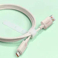 Дата кабель Baseus Habitat Series Fast Charging USB to Type-C 100W (1m) (P10360203421) Wheat Pink