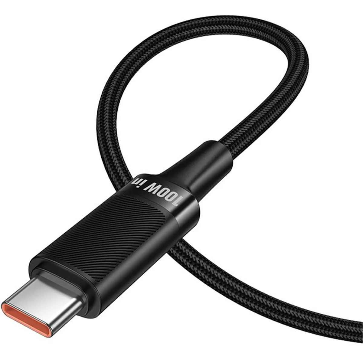 Дата кабель Hoco U153 Extreme Type-C to Type-C 100W (1.2m) Black