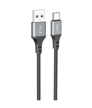 Дата кабель Hoco X86 Spear USB to Type-C (1m) Black