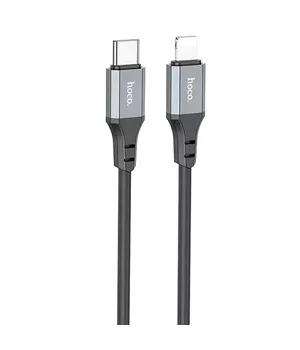 Дата кабель Hoco X86 Spear Type-C to Lightning 20W (1m) Black