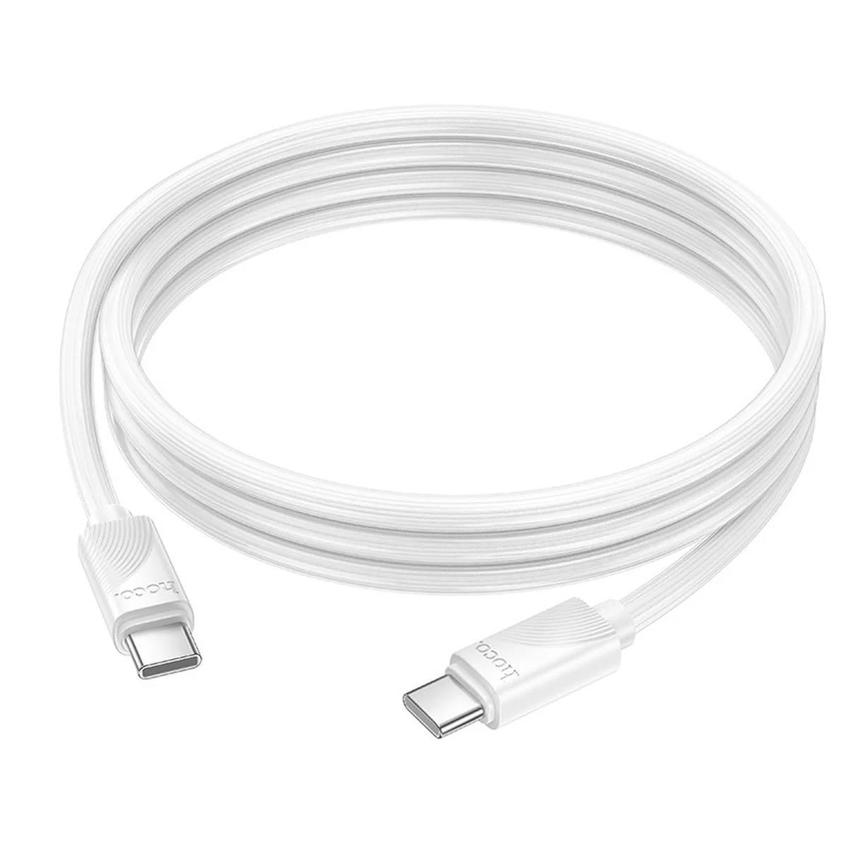 Дата кабель Hoco X114 Energy Type-C to Type-C 60W (1m) White