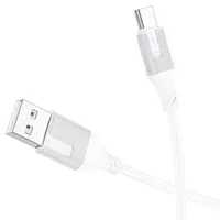 Дата кабель Borofone BX101 Creator USB to Type-C 3A (1m) White