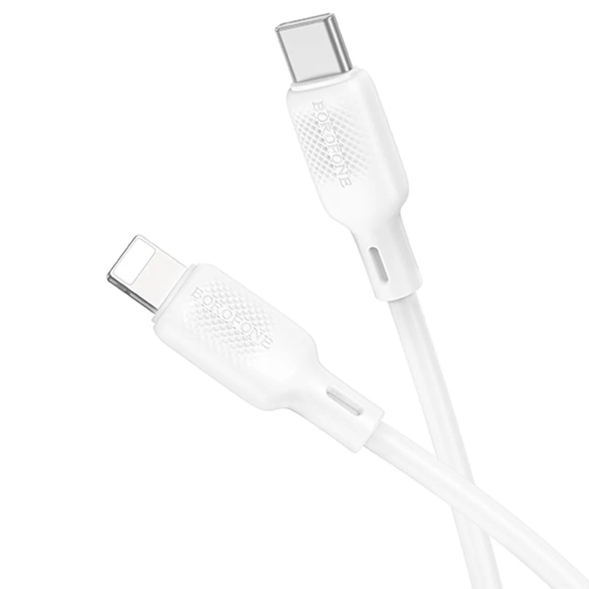 Дата кабель Borofone BX113 Lenny Type-C to Lightning 27W (1m) White