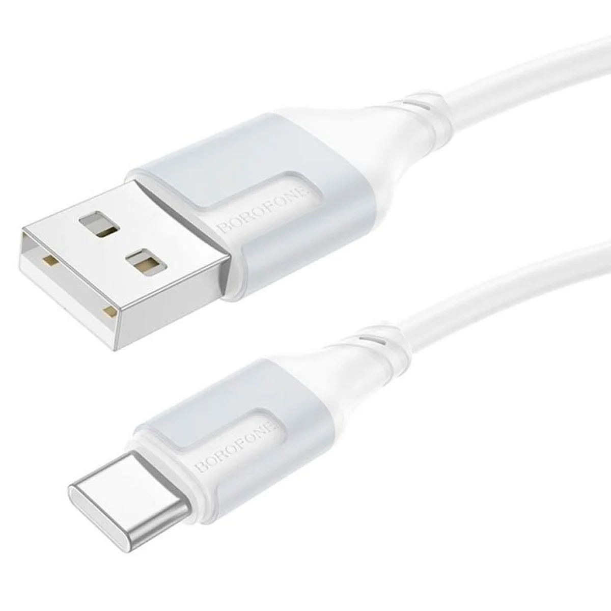 Дата кабель Borofone BX101 Creator USB to Type-C 3A (1m) White