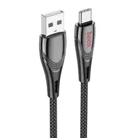 Дата кабель Hoco U133 Monte USB to Type-C (1.2m) Black