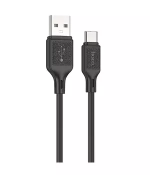 Дата кабель Hoco X90 Cool silicone USB to Type-C (1m) Black
