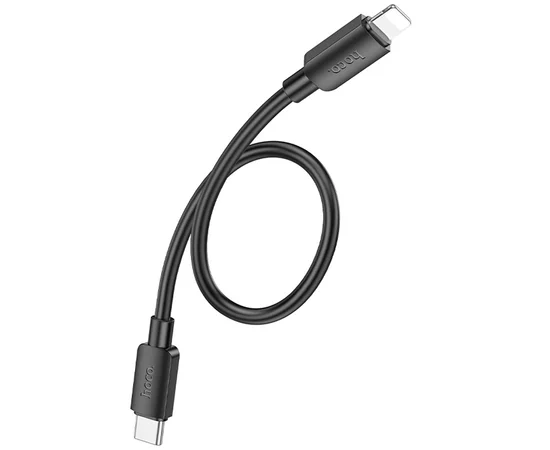Дата кабель Hoco X96 Hyper Type-C to Lightning 20W (0.25m) Black