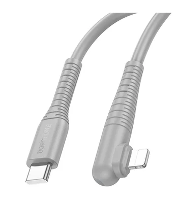 Дата кабель Borofone BX105 Corriente Type-C to Lightning (1m) Gray