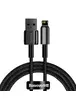 Дата кабель Baseus Tungsten Gold USB to Lightning Cable 2.4A (1m) (CALWJ-0) Black