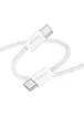 Дата кабель Hoco X104 Source 60W Type-C to Type-C (1m) White