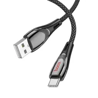 Дата кабель Hoco U133 Monte USB to Type-C (1.2m) Black