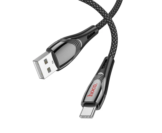 Дата кабель Hoco U133 Monte USB для Type-C (1.2m) Black