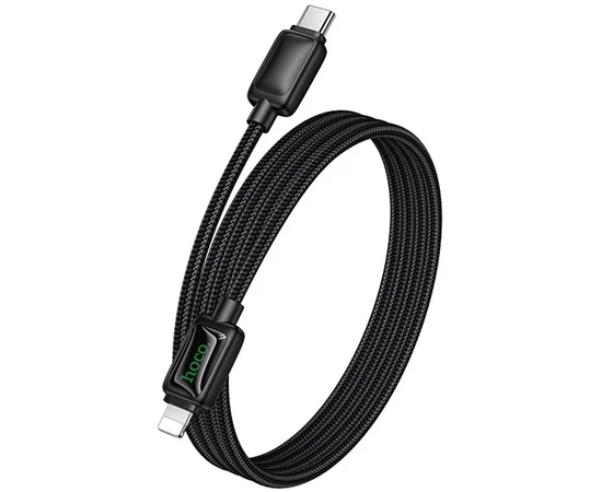 Дата кабель Hoco U146 Mundo Type-C to Lightning 30W (1.2m) Black