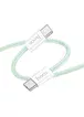 Дата кабель Hoco X104 Source 60W Type-C to Type-C (1m) Green