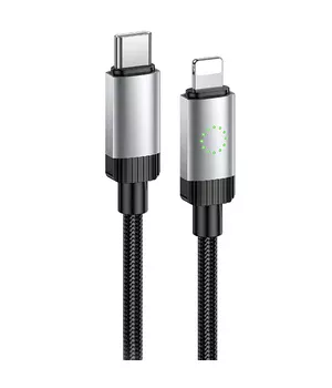 Дата кабель Hoco X117 Star Type-C to Lightning 27W (1m) Black