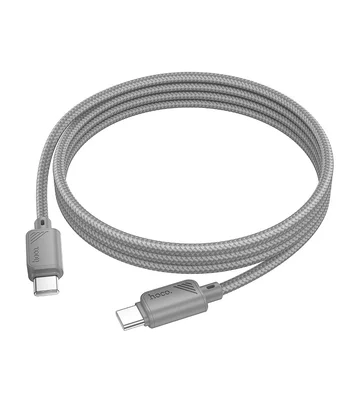 Дата кабель Hoco X113 Beneficio Type-C to Type-C 60W (1m) Gray
