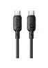 Дата кабель Baseus Silky Series OS Fast Charging Type-C to Type-C 100W (1m) (P10377704) Cluster Black