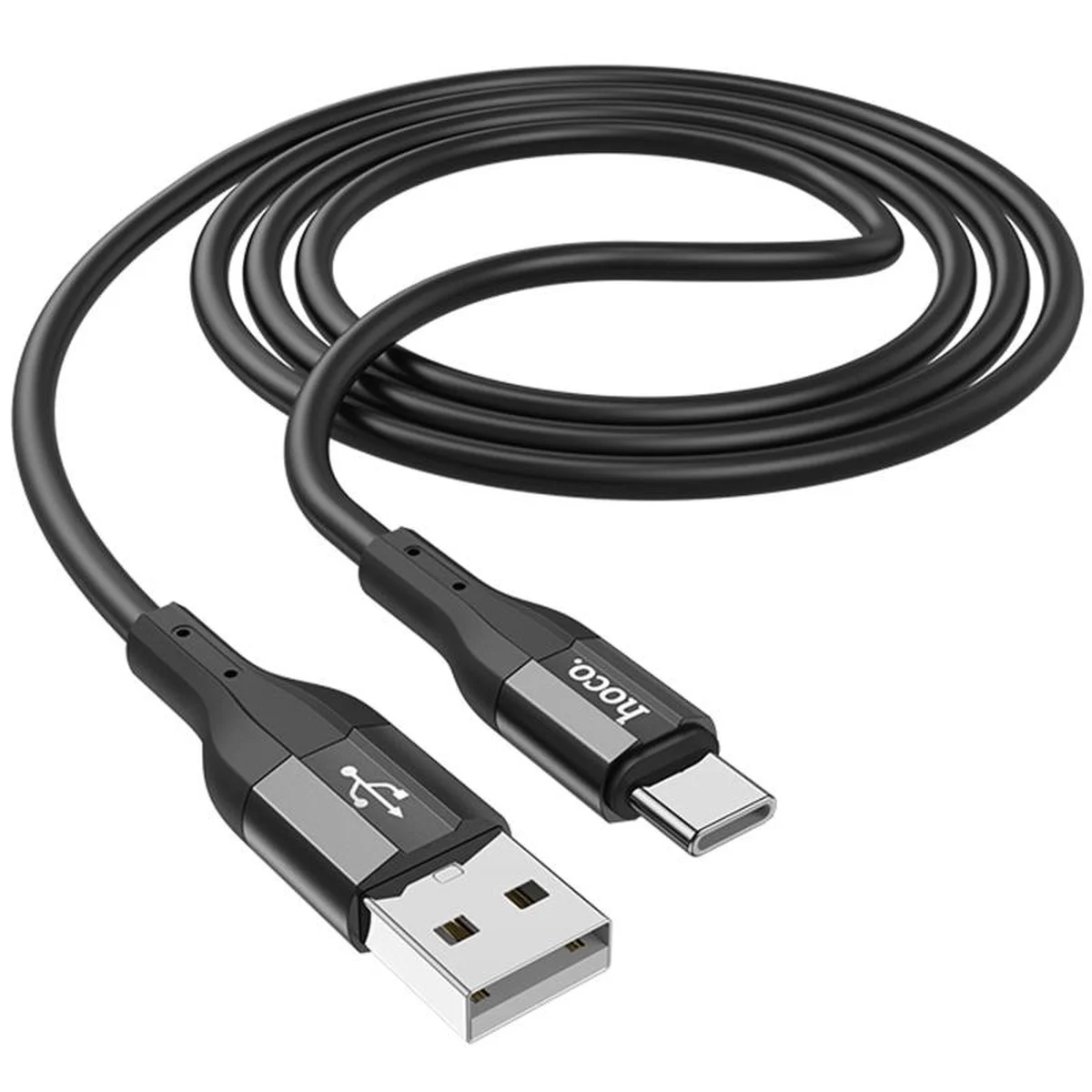 Дата кабель Hoco X72 Creator silicone USB to Type-C (1m) Black