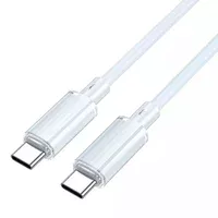 Дата кабель Borofone BX112 Lemon Type-C to Type-C 60W (1m) Blue