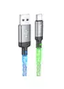 Дата кабель Hoco U112 Shine 2.4A USB to Type-C (1m) Gray