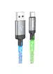 Дата кабель Hoco U112 Shine 2.4A USB to Type-C (1m) Gray