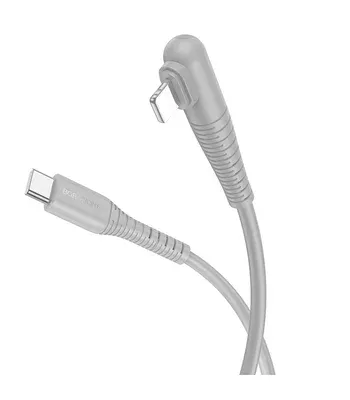 Дата кабель Borofone BX105 Corriente Type-C to Lightning (1m) Gray