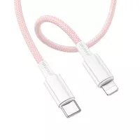 Дата кабель Borofone BX117 Source Type-C to Lightning 27W (1m) Pink