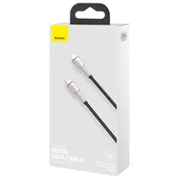 Дата кабель Baseus Cafule Series Metal Type-C to Lightning PD 20W (0.25m) (CATLJK-0) Black