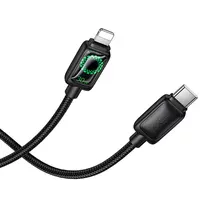 Дата кабель Hoco U146 Mundo Type-C to Lightning 30W (1.2m) Black