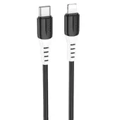 Дата кабель Hoco X82 Silicone Type-C to Lightning 20W (1m) Black