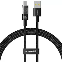 Дата кабель Baseus Gem Fast Charging USB Type-C 100W (2m) (P10373002111) Cluster Black