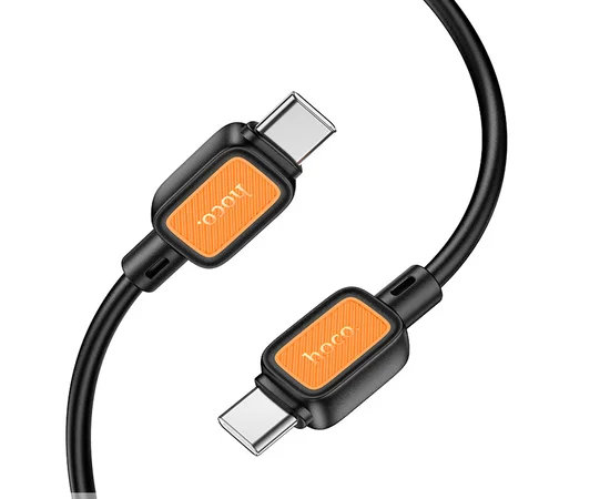 Дата кабель Hoco X108 Benefit 60W Type-C to Type-C (1m) Black