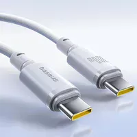 Дата кабель Baseus New Braided Type-C to Type-C 100W (2m) (E0426V) Moon White