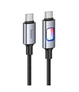 Дата кабель Hoco U144 New Type-C to Type-C 60W (1.2m) Black