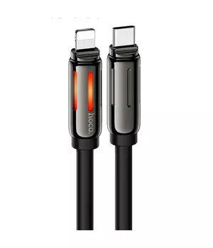 Дата кабель Hoco U136 Prize Type-C to Lightning 27W (1.2m) Black