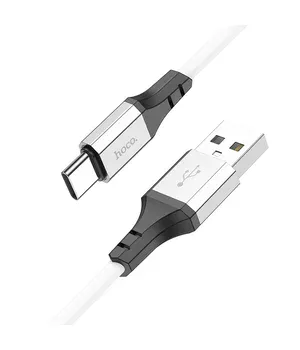 Дата кабель Hoco X86 Spear USB для Type-C (1m) White