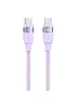 Дата кабель Usams US-SJ633 U85 Type-C to Type-C 100W (2m) Purple