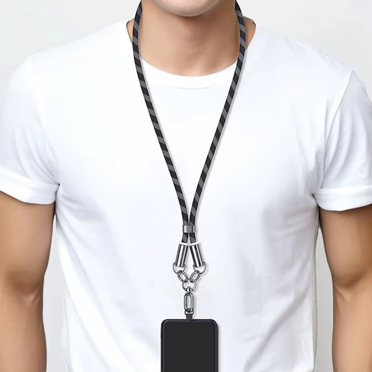 Дата кабель-шнурок Usams US-SJ745 Type-C to Type-C 60W (1.2m) Black